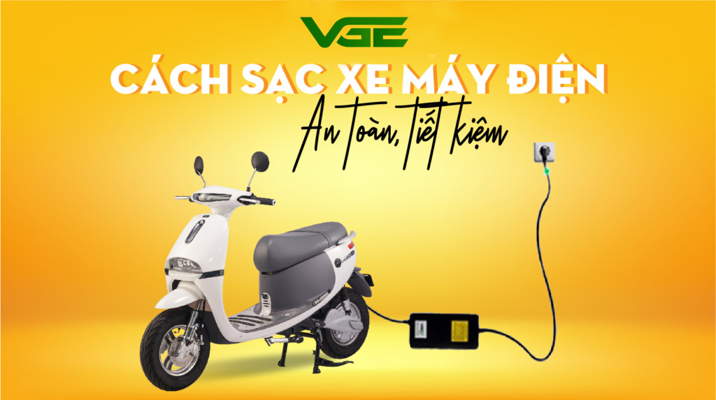 sạc xe máy điện tại nhà