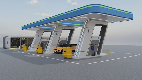 Lắp Trạm Sạc Ô Tô Điện Tại Nhà Ga